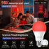 625nm Bulbs 100% Bulbs A19 9W 60W Bulb 4-Pack Neporal Red Light for Sleep, Blue Light Blocking Light for Melatonin