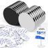 LOVIMAG 16 Pack Strong Round Magnets, Super Strong with Adhesive Backing for Office, Science, DIY