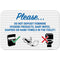 Please Do Not Deposit Feminine Products Baby Wipes Diapers in Toilet Sign,