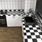 VaryPaper 15.7''x78.7'' Thick Checkered Countertop Contact Paper: Waterproof Peel and Stick Black and White Wallpaper