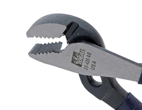 IDEAL Electrical 35-426 7 in. Tongue & Groove Plier, Steel Groove Joint with Dipped Handle