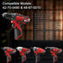 42-70-0490 Belt Clip Kit for Milwaukee M12 12V Power Tools, 4PCS Drill Impact Driver Tool Clips with Screws