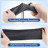JMU Nitrile Gloves Medium, 200 Count Black Nitrile Exam Gloves, Latex Free & Powder Free