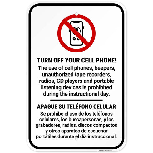 Turn Off Your Cell Phone The use of Cell Phones beepers Unauthorized