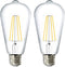 Sunco Lighting 2 Pack, Dusk to Dawn Light Bulbs, LED Edison 2700K Soft White, 7W Equivalent 60W, E26 Base