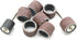 TEMO 100 pc Sand Drum Grit 60 Coarse, 1/2 Inch with 2 pc 1/8 Inch Mandrel