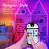 100ft +Mic/50ftx2) Kids Bluetooth LED Strip Lights, Music Sync LED Light Strip RGB Color Changing Lighting with Penguin