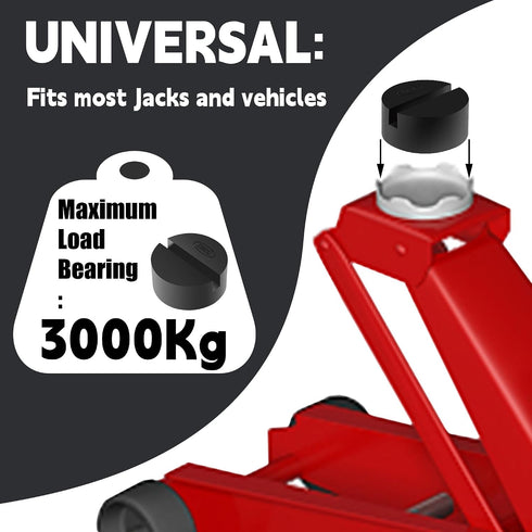 DEDC Pinch 8 Packs, Floor Jack Pad Universal Jack Stand Rubber Protector Car Adapter Oil Change Mush Haves, Change Tire
