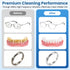 48kHz 304 400ML Ultrasonic Cleaner, Ultrasonic Jewelry Cleaner Machine for Eyeglasses, Jewelry, Rings, Watch Straps