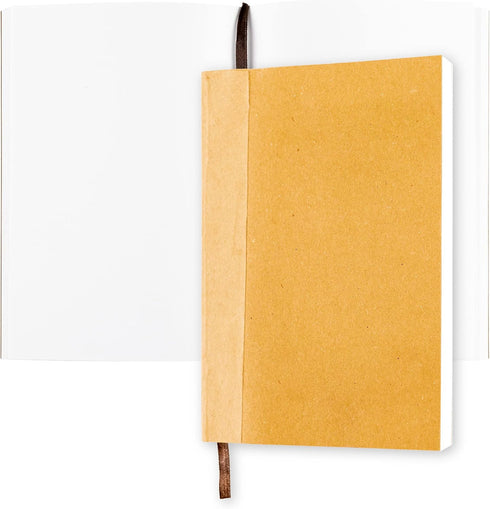 moonster A5 Blank Journal Notebook Refill, 320 Pages, Unlined Notepad for Refillable Leather Journal, 8.25 x 5.8 Inch