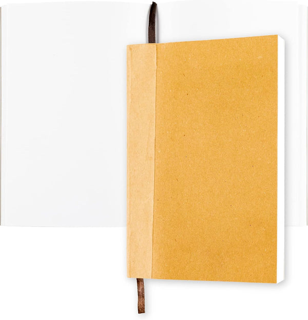 moonster A5 Blank Journal Notebook Refill, 320 Pages, Unlined Notepad for Refillable Leather Journal, 8.25 x 5.8 Inch