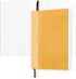 moonster A5 Blank Journal Notebook Refill, 320 Pages, Unlined Notepad for Refillable Leather Journal, 8.25 x 5.8 Inch