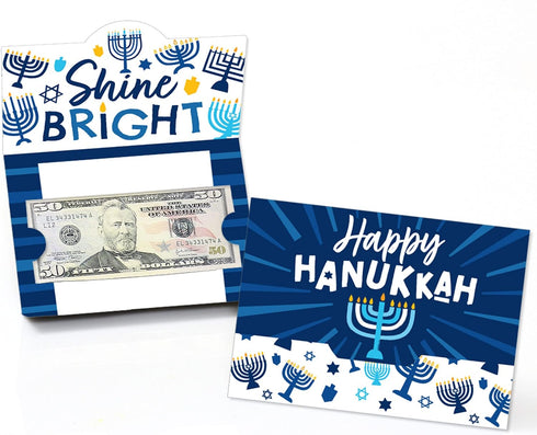 Big Dot of Happiness Hanukkah Menorah - Chanukah Holiday Party Money And