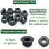 QYIMLI 20Pcs M10 1.25mm x Flange Nut, Carbon Steel Thread Hardware Nuts Serrated Flange Lock Nuts Metric Hex Flange
