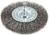 Forney 72739 Wire Wheel Brush, Coarse Crimped, 1/4-Inch Hex Shank, 4-Inch-by-.012-Inch