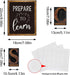 Clabby 20 Pcs Classroom Bulletin Board Posters Class Rules Motivational Quote Wall Poster Set Rustic Decoration