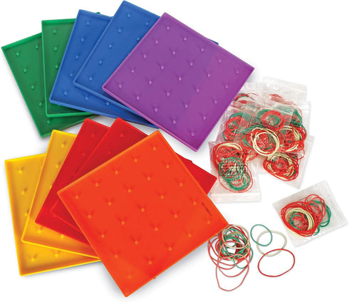Classpack 7 Inches Set 10 5+ Learning Resources Geoboards, Each, of Geoboards, Ages