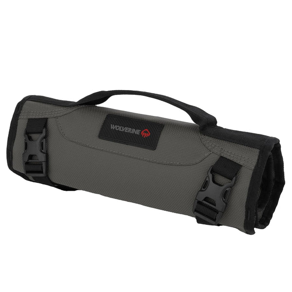 WOLVERINE 28" 16 Pocket Utility Roll | Durable Nailhead Nylon, Adjustable Straps, and Versatile Pockets for Tool