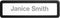 Lorell Recycled Plastic Cubicle Nameplate