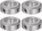 HARFINGTON 4pcs Aluminum Alloy Set Screw Shaft Collars, 14mm Bore, 24mm OD, 8mm Width for Gearbox, CNC Machine Tools
