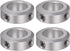 HARFINGTON 4pcs Aluminum Alloy Set Screw Shaft Collars, 14mm Bore, 24mm OD, 8mm Width for Gearbox, CNC Machine Tools