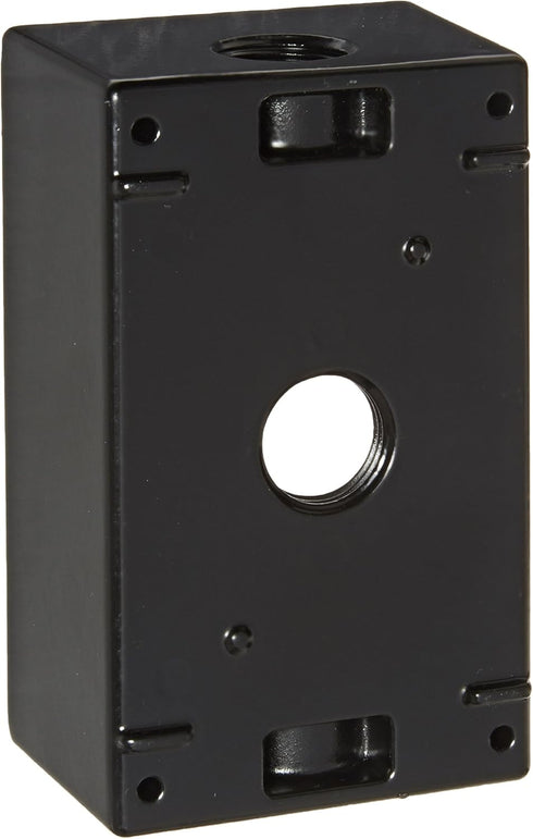 RAB Lighting B3B Outdoor Electrical Outlet Box Weatherproof Die Cast Aluminum Junction Box, 3