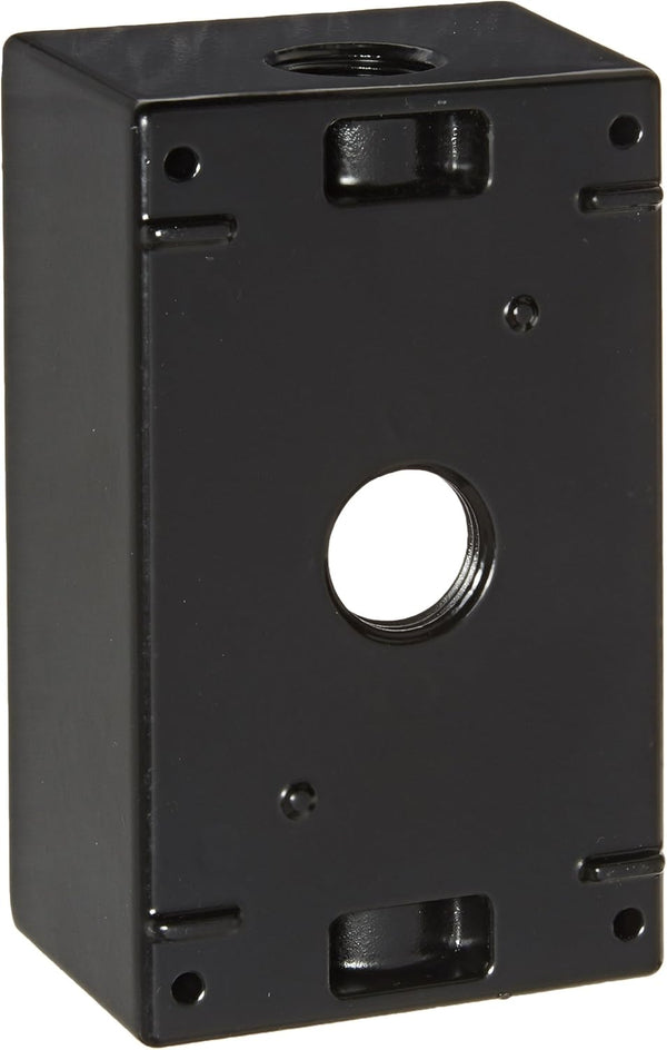 RAB Lighting B3B Outdoor Electrical Outlet Box Weatherproof Die Cast Aluminum Junction Box, 3