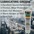 Super Lube 92003 3 oz Silicone Lubricating Grease with PTFE, Tube, Translucent White