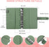 Budget Binder with Zipper Envelopes, Money Organizer for Cash with 8 Cash Envelopes, 12 Budgeting Sheets & 2 Labels