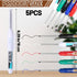 Hpmjz 5Pcs 45mm Deep Reach Markers Multi-Purpose Deep Hole Marker Pens Long Nib Nose Waterproof Marker Reach Permanent