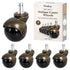 Podoy 2 inch Antique Caster Wheels for Furniture Legs, Vintage Caster Wheels