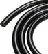 Pneumatic Air Tubing PU Polyurethane Tube, 3/16" x 5/16" / 6.6ft / Black