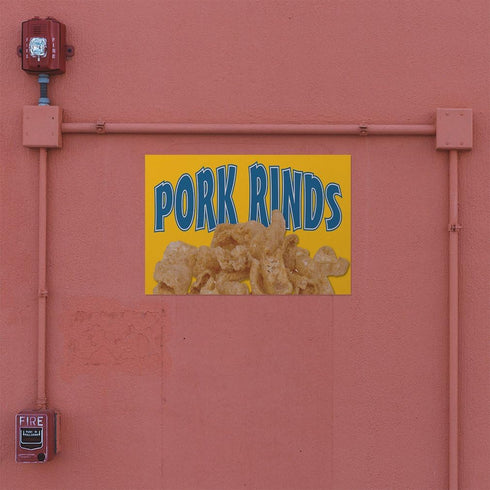 Fastasticdeals 36x24Inches Decal Stickers Multiple Sizes Pork Rinds Outdoor Advertising Printing A Industrial Vinyl