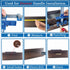 King&Charles Cabinet Hardware Jig with Automatic Hole Punch and Drill Bits for Handles and Pulls