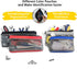 Small Waterproof Zipper Pouches, Mesh Tool Bag, Clear Cosmetic Bag Case, Travel Pouch (4 Pack)
