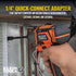 Klein Tools 32768 Impact Driver Set, 3-in-1 SAE Impact Socket and Bit Holder, Flip Socket with 1/4 and 5/16 Nut Driver