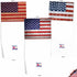 The Best Card Company - 10 Assorted 4th of July Cards (4 x 5.12 Inch) Patriotic Red, White, & Blue Set