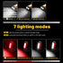 2 Pack, 7 (2, YiaMia Rechargeable LED Magnetic Work Light Portable Tool Gifts for Men, Flashlight Modes with Kickstand