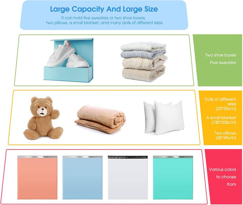 METRONIC Large Poly Mailers - 24x24 Inch, 100PC, Waterproof Shipping Bags for Small Business