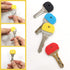 Daily Treasures 78Pcs Key Caps Tags Covers Set, 48Pcs Plastic Key Identifier Covers & 24Pcs Plastic Tags