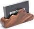 Pandapark Business Card Holder for Desk, Cloud Formation Wood Display Holder, 1PCS (Walnut Cloud)