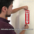 iSYFIX Fire Extinguisher Signs Stickers – 5 Pack, 4x12 Inch, Premium Self-Adhesive Vinyl Decal, Indoor & Outdoor