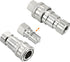 PATIKIL Hydraulic Quick Connect Coupler Set - 1 Set Carbon Steel G1/8 Female Pipe Fitting Plug Adapter