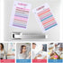 Sewroro 4Pcs Sticky Notes, Self-Stick Notes Notepad Daily Memo Pads for Office Desk Accessories