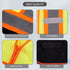 High Visibility Reflective Safety Vest with Zipper and Pockets, Medium (Yellow & Black)