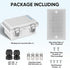 TICONN Waterproof Electrical Junction Box, IP67 ABS Plastic Enclosure with Hinged Cover, Off-white, 5.9"x3.9"x2.8"