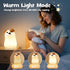 3 Squishy Puppy Night Light with RGB Mode Brightness Adjustable Nursery Breastfeeding Nightlight Cute Novelty Smile Dog