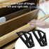 1 2 Antrader Pair of Layers Stainless Steel Drawer Hinges Cabinet Flip Frame Shoes Turing Rack Replacement Fittings