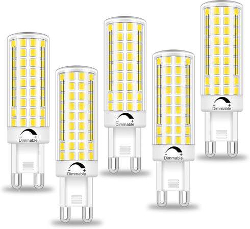 G9 Led Bulbs 8W Chandelier Light Bulbs (80W Halogen Equivalent) 6000K Daylight