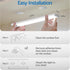 Counter Closet 5-Pack, 6500K Motion Sensor Under Cabinet Lights, Magnetic Rechargeable Under Light, Wireless Night